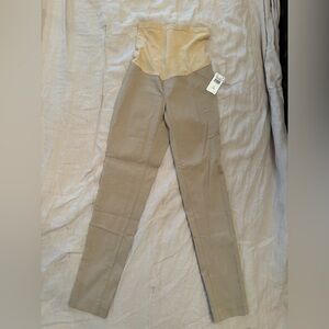 Motherhood Maternity Tan Pregnancy Pants / NWT / Size S